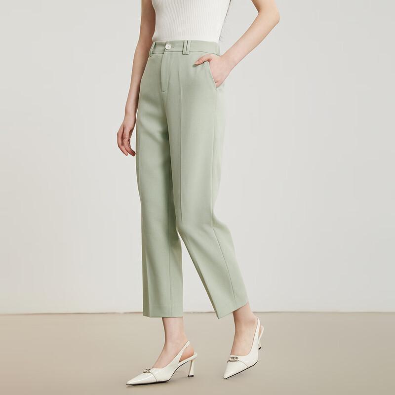 Ge Jin Women's Slim-Fit Straight Leg Casual Suit Pants