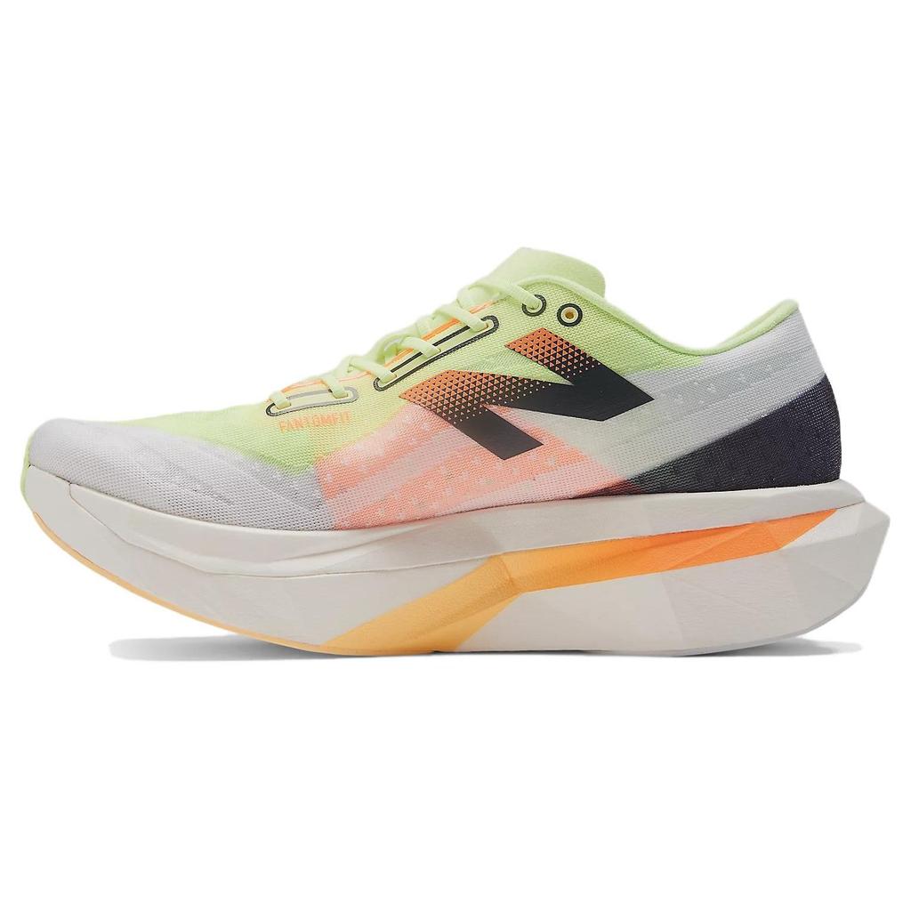 New Balance FuelCell SuperComp Elite v4 Bianco Lime Mango Sneakers Uomo Bleached-Lime-Glow Hot-Mango MRCELLA4