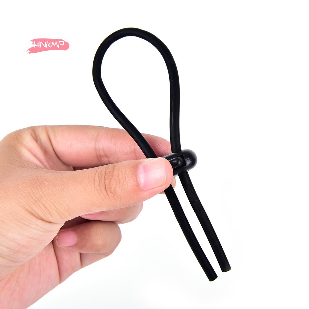 Adjustable Penis Ring Rope Sex Toys for Adults Men Silicone Ejaculation Delay Cock Scrotum Ring Male Lasting Cockring Penis Ring