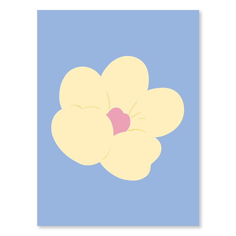 Flower Market Tulip Posters Danish Pastel Canvas Painting Minimalist Living Room Aesthetics Wall Art Picture for Home Decor