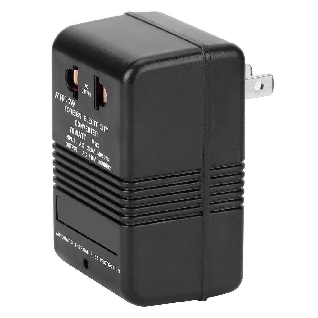 To  Voltage Converter 70W Steps Down Power Transformer for Electric Toothbrush Razors CN220V