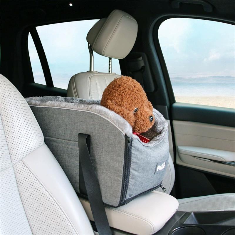 1pcs linen Fabric Pet Car Seat Mat Portable Cat Dog Bed for Cars Anti-Slip Durable Travel Accessories Pet carry supplies