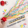 Hand-Tossed Ribbon Confetti: Vibrant Wedding and Birthday Decor with Flower Petals and Spider Silk Streamers