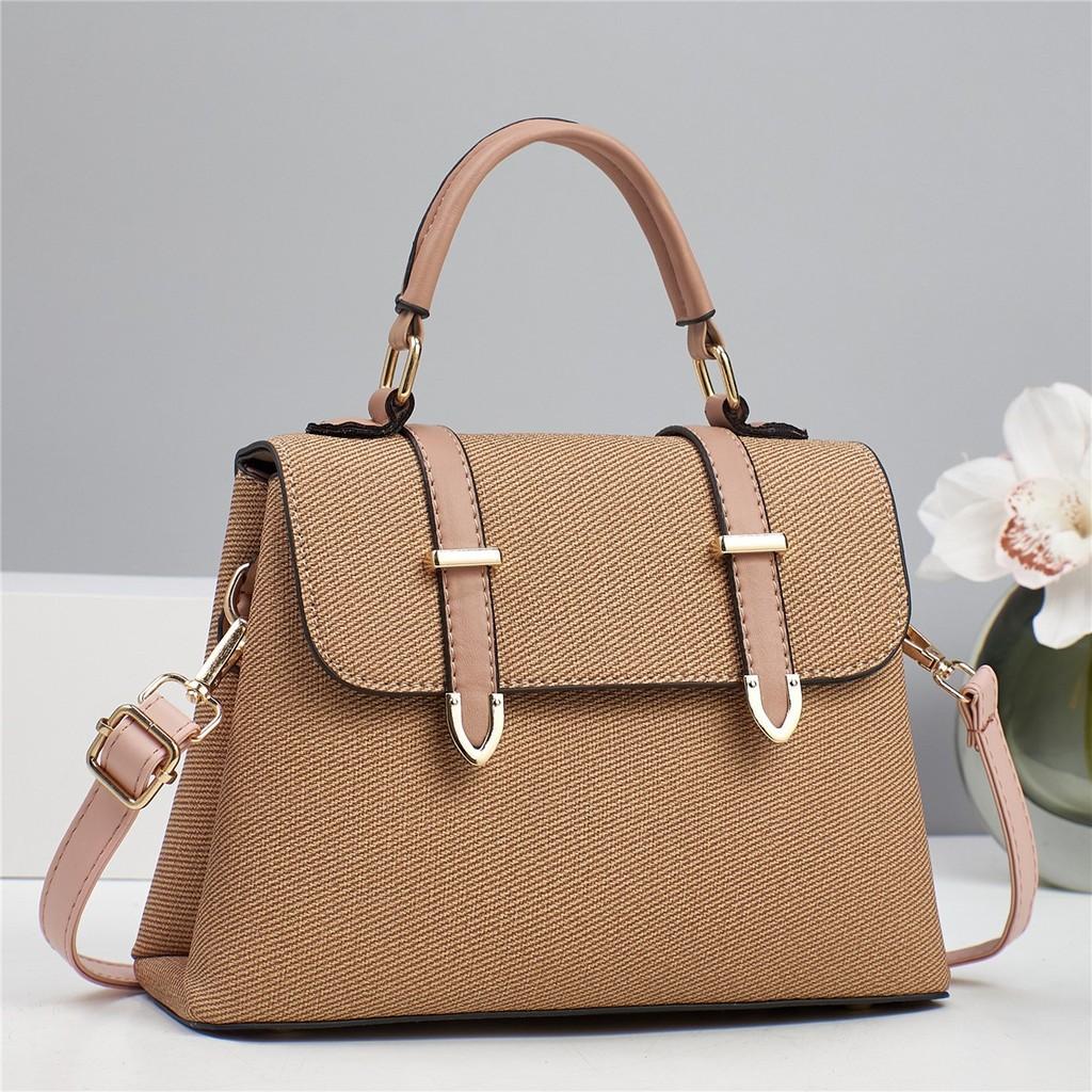 Street Style Pu Leather Small Crossbody Bag For Women With Zip Closure And Inner Pouch