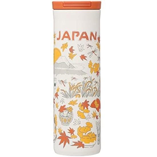 STARBUCKS Tumbler Coffee Japan Limited Been There Series Stainless Bottle Autumn 473ml Regional Local White Model Gift Brand Christmas