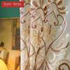 1PC Nuan Series European Style High-end Tulle Embroidered Sheer Curtains for Living Room Bedroom Balcony Window Home Decor
