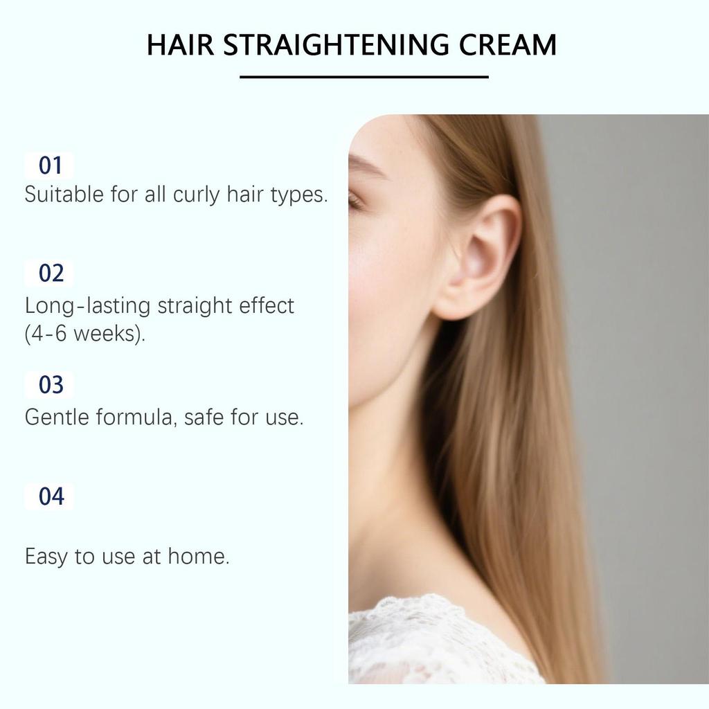 Crema Lisciante per Capelli Nutrire Capelli Secchi Danneggiati Correzione Proteica Balsamo Levigante Anti Crespo Collagene Cheratina Maschera per Capelli