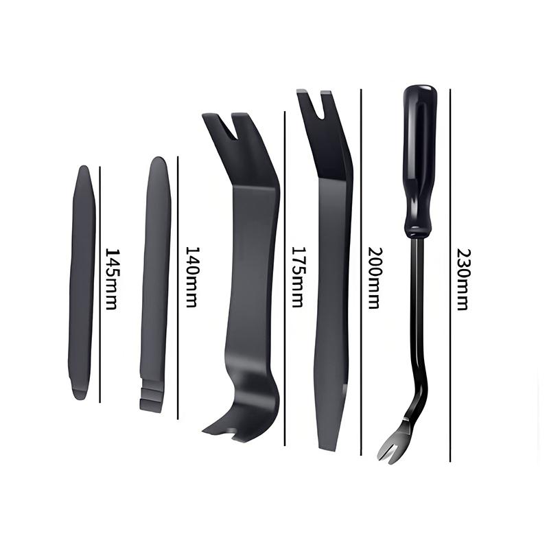 2 Options 5pcs Car Clip Pliers Tool Panel Clip Pliers Auto Trim Removal Tool Kit Auto Retainer Clip Trim Rivet Removal Tool