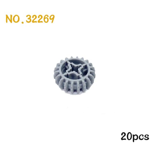 MOC Technical Gear Axle Bricks Parts Worm Rack Conector Train Car Crane Model Technical CROSS Axle Building Blocks Bricks Toys