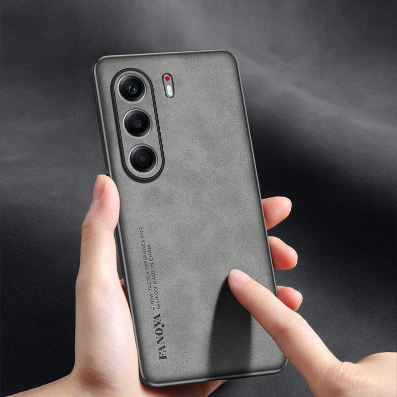 Case For TECNO CAMON 40 Pro Sheepskin PU Leather Shockproof Cover For TECNO CAMON 40 40Pro Matte Soft Silicone Bumper Shell