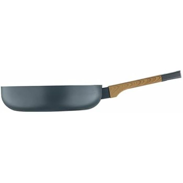 Poêle À Frire - SAN IGNACIO - 20 Cm - Aluminium Pressé - Revêtement Antiadhésif - Gris Terre
