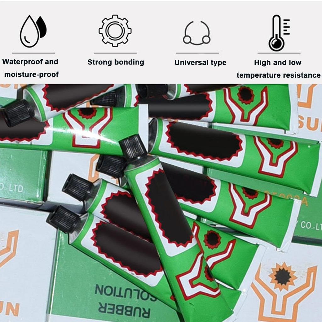 Puncture Repairer, Rubber Adhesive, Tire Sidewall Repair, Rubber Adhesive for Quick Repair and Repair,