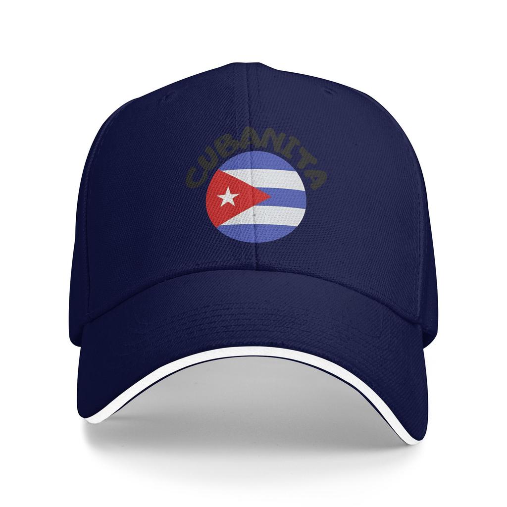Cubanita Cuban Woman Casual Baseball Cap Running Hippie Trucker Hat Summer Sun Female Male Streetwear Baseball Caps