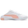 Puma Cali Series Lo Slip On Mule Retro Low Top Skate Shoes Women Sneaker Pink Peach White 370484-06