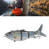 Swimming Fishing Electric Lures USB Rechargeable LED Light Wobbler Multi Jointed Swimbaits Lifelike Fishing Tackle T 620