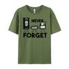 Never Forget Nostalgia Audio Video Devices Unisexs Korean Fashion Cotton Comfort Unisex Clothes Tshirts Printed