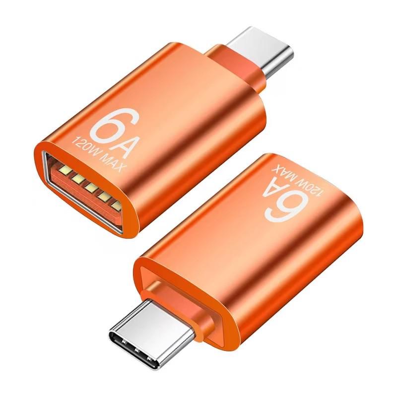 

Адаптер USB 3.0 Type-C OTG та конвертер для швидкої зарядки 6A для мобільних телефонів та кардридера