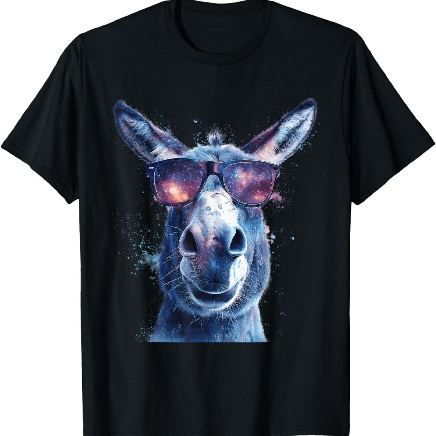 

Donkey Lover Wildlife Motif Donkey Animal Graphic T-Shirt(6) XXXXXL різнокольоровий