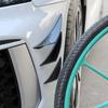 Universal Front Bumper Lip Decoration Diffuser Splitter Fins Body Spoiler Canards Valence Chin Car Tuning Canard Decor