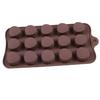 Handgemachte Schokoladenform DIY Süßigkeiten Gelee Puddingform Nussform Eis Silikonformen Kuchen Backwerkzeug
