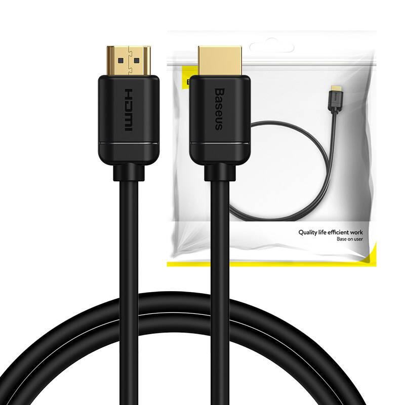 Kabel Hdmi 2.0 Baseus, 4K 60Hz, 3D, Hdr, 18Gbps, 1M (Czarny)