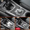 Carbon Fiber Car Interior Type-E Gear Shifter Panel Trim Frame Decoration Sticker For Mazda 3 Axela 2014-2017 Auto Accessories