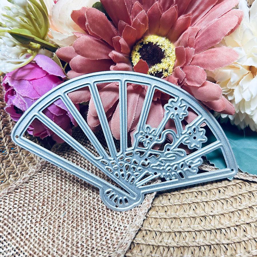 Fan Metal Cutting Dies Stencil For DIY Scrapbooking Paper Card Decorative Craft Embossing Die Cuts