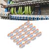 20Pcs Lever Nut Wire Connectors Quick Compact Splice Conductors Push In Terminal Block 223‑2P
