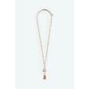Pendant Long Necklace Gold Color/White 1290019001