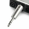 4-Pack 3-Pin XLR Female to 6.35mm Stereo Male Plug TRS Audio Cable Mic Adapter