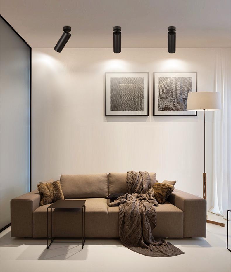 LED Folding Downlight: Surface-Mounted COB Spotlight for Hotel Walls and Ceilings