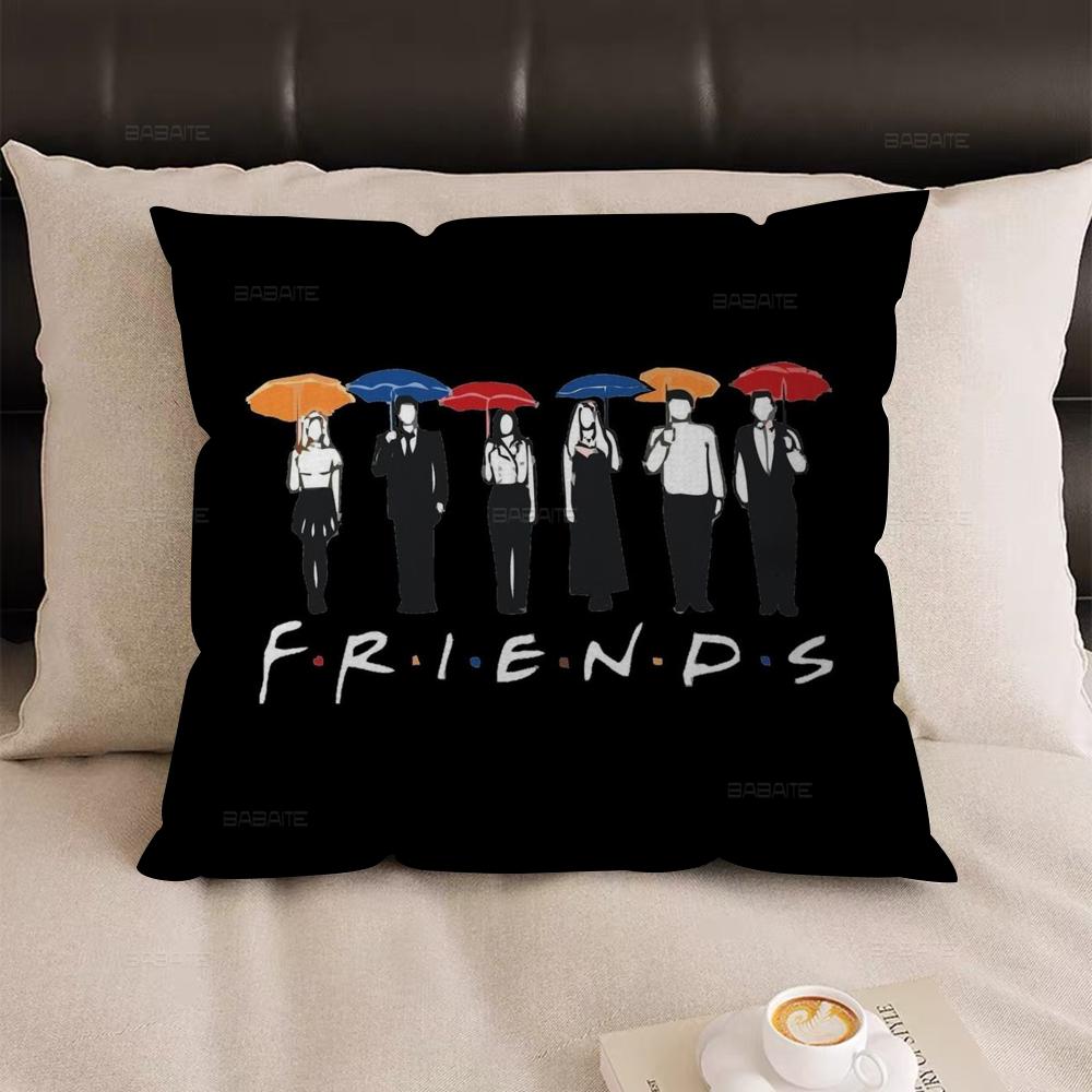 Amerikansk TV-serie Vänner Kudde Kuddöverdrag Örngott Vardagsrum Soffa Heminredning Anpassad
