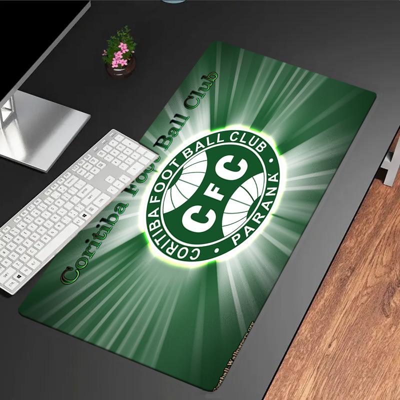 Coritiba Football Club Emblem mouse pad, rubber base, esports desk mat, mouse pad for gamers and office use, gaming desk , easy to clean mat