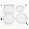 Silikon Blomsterpotte Base Mold Cup Mat Mold Krystall Epoxy DIY Mold