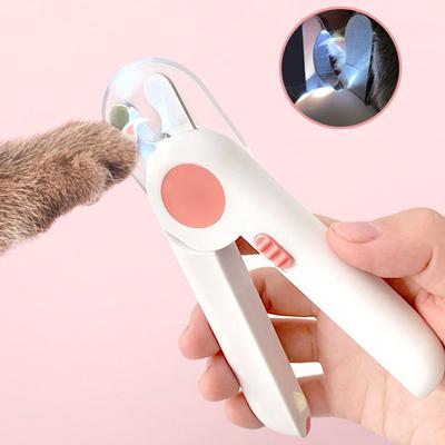 Led Light Pet Nail Clipper Cutter Professional Stainless Steel Safe Scissors For Dog Cat Claw Grooming Supplies