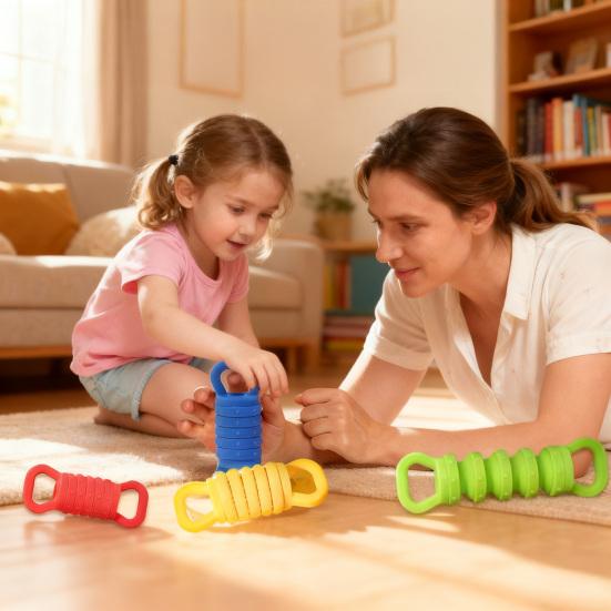 1/4Pcs Silicone Stretching Fidget Toy Focus Training Anxiety Stress Relief Push-pull Sensory Toy Portable Kids Teens Classroom Office Desk