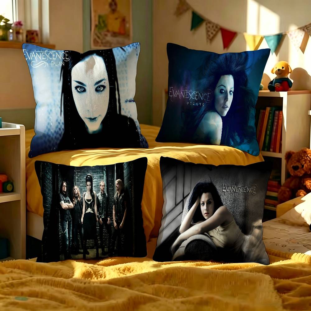 E-Evanescence Band Maple Design Cushion Cover Happy Autumn Harvest Decor Holiday Decorati Pillow Cover