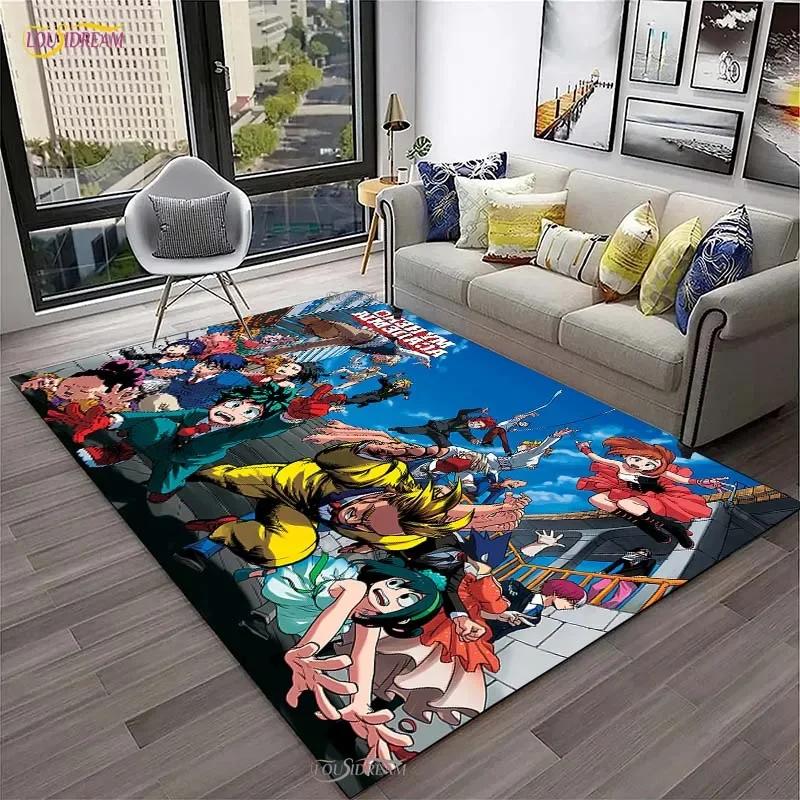 My Hero Cartoon Anime Carpet for Living Room Bedroom Table Cinema Rug Kitchen Door Kids Un-slip Floor Mat Alfombra Birthday Gift