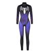 Women's Fashion Halloween Long Sleeve 3D Digital Print Slimming Fit Jumpsuit
