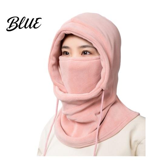 Cold Weather Gear Accessories Headgear Men Fall Hat Women Hooded Scarf Winter Riding Solid Color