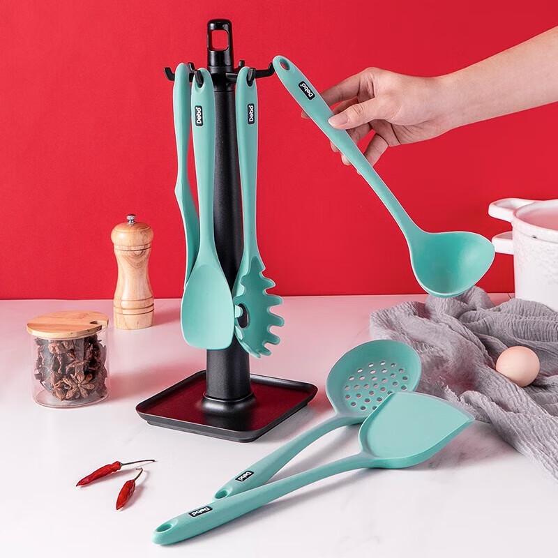 Debo Rebecca 7-Piece Silicone Kitchen Utensil Set