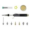 Soldering Iron Set,12 in 1 Cordless Butanes Gas Soldering Iron Temperature Adjustable Welding Torches Tool