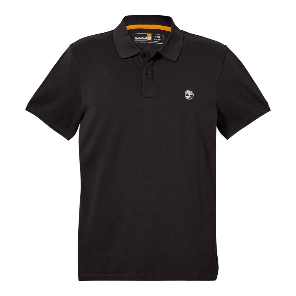 Timberland Men's Oyster River Logo Short-Sleeved Polo Shirt