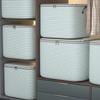 Non-woven Quilt Storage Bag with Lids Zipper Foldable Clothes Quilt Bins Container Large Capacity Dust-proof Bag Organize