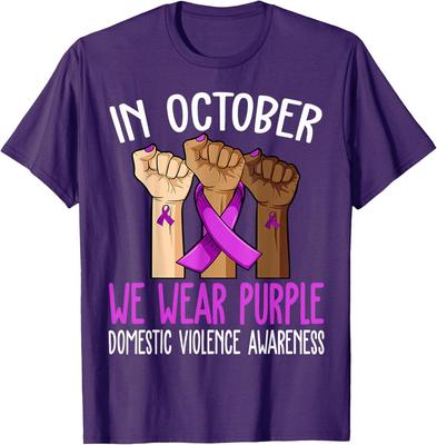 I Wear Purple Domestic Violence Awareness T-Shirt