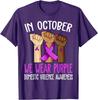 I Wear Purple Domestic Violence Awareness T-Shirt