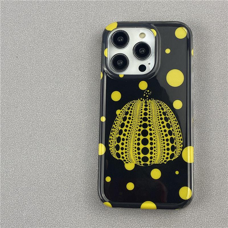 

Creative Wave Point Pumpkin Phone Case For iPhone 16 15 14 13 12 11 Pro Max XR XS MAX 7 8 Plus MINI Y2K Anti Fall Back Cover TPU&Case&iphone13 Mini(5.4 )