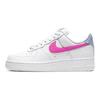 Nike Scarpe da Ginnastica Donna Air Force 1 Low '07 Bianco Rosa Fuoco CT4328-101