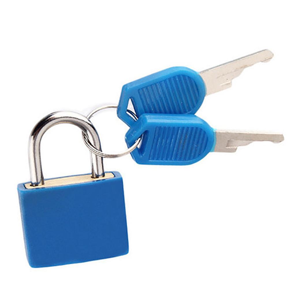 8pcs Mini Padlock with 2 Keys Colorful Baggage Lock Zinc Alloy Travel Suitcase Padlock Lock 23MM for School Dormitory Gym Locker