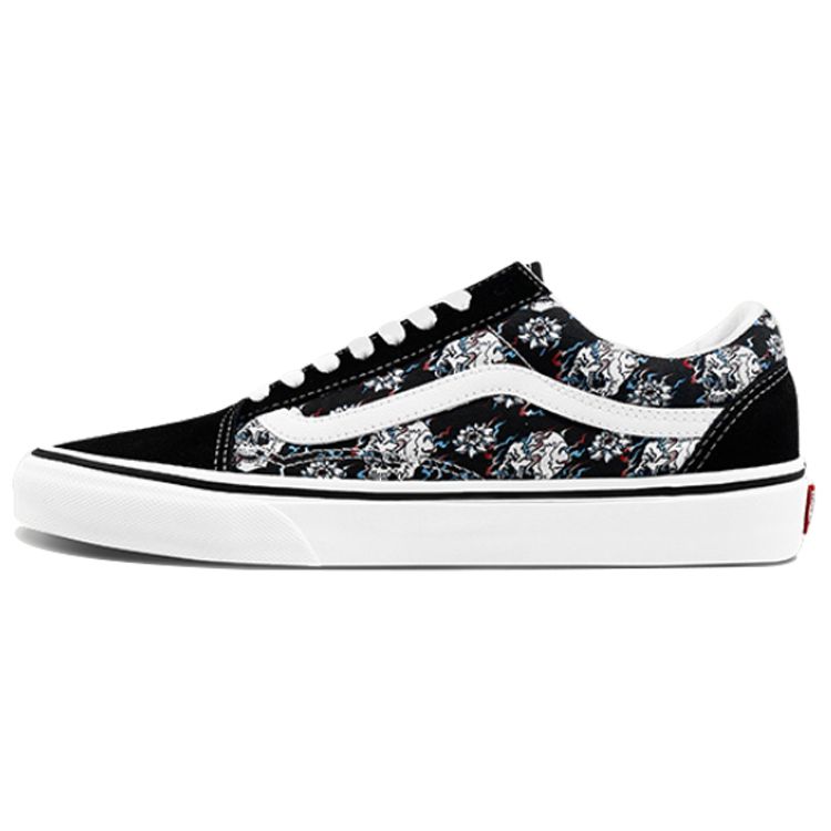 

Кроссовки унисекс Vans Old Skool Flash Skulls Разноцветные Многоцветные True-White VN0A38G118C